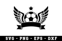 Football Wing SVG | SVG Cut files | Cricut Product Image 1