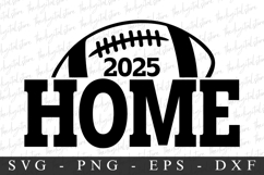Football 2025 Home SVG | SVG Cut files | Cricut Product Image 1