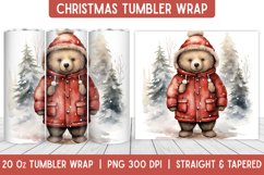 Christmas Tumbler Wrap | Christmas Sublimation | Tumbler Product Image 1