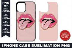 Sweet Talk iPhone Case Sublimation PNG | Sublimation Product Image 1