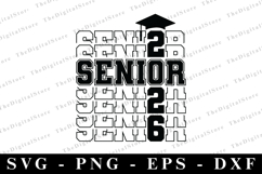 Senior 2026 svg | Graduation Svg | Svg cut file Product Image 1