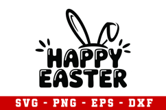 Happy Easter Svg Design | Easter Svg cut files Product Image 1