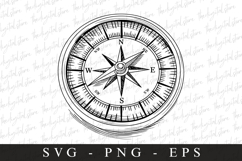 Compass Svg | Camping Svg | Svg Cut Files Product Image 1
