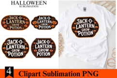 4 Halloween Jack-o-lantern potion Clipart PNG | Spooky Product Image 1