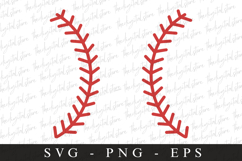 Baseball Laces SVG | Sports Svg | Game day svg Product Image 1