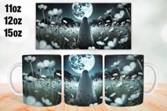 Halloween Moon Mug Wrap Sublimation 11oz, 12oz, 15oz Product Image 1