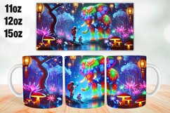 Elephant Mug Wrap Sublimation 11oz, 12oz, 15oz Product Image 1
