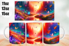 Fantasy Nature Mug Wrap Sublimation 11oz, 12oz, 15oz Product Image 1