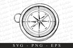 Compass Svg | Camping Svg | Svg Cut Files Product Image 1