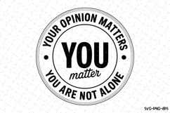 You Matter Svg Design | Svg Cut Files | Cricut Product Image 1