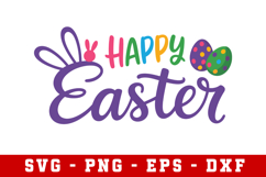 Happy Easter Svg Design | Easter Svg cut files Product Image 1