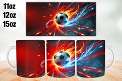 Football Mug Wrap Sublimation 11oz, 12oz, 15oz Product Image 1