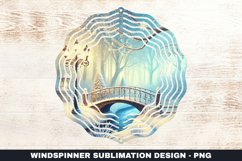Christmas Wind Spinner Sublimation Design Product Image 1
