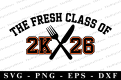 The fresh class of 2k26 svg | Graduation Svg | Svg cut file Product Image 1