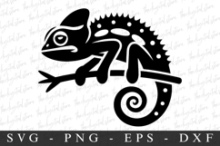 Chameleon SVG | SVG Cut files | Cricut Product Image 1