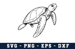 Turtle Svg Design | Svg Cut Files | Digital Download Product Image 1