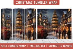Christmas Tumbler Wrap | Christmas Sublimation | Tumbler Product Image 1