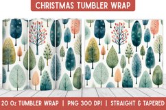 Christmas Tumbler Wrap | Christmas Sublimation | Tumbler Product Image 1