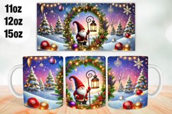 Christmas Mug Wrap Sublimation 11oz, 12oz, 15oz Product Image 1