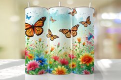 Butterflies Tumbler Wrap | Sublimation | Tumblers Product Image 1