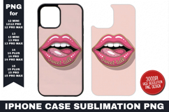 Sweet talk iPhone Case Sublimation PNG | Sublimation Product Image 1