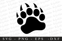 Bear Paw SVG | SVG Cut files | Cricut Product Image 1