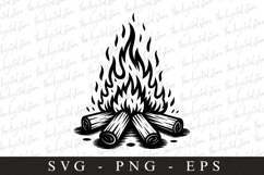 Fire Svg | Camping Svg | Svg Cut Files Product Image 1