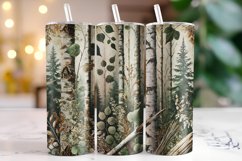 Trees 20oz Tumbler Wrap Sublimation Product Image 1