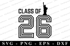 Class of 2026 svg | Graduation Svg | Svg cut file Product Image 1