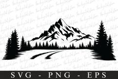 Mountains svg | Svg cut file | Cricut Product Image 1