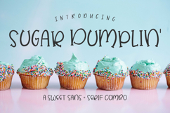 Sugar Dumplin' Font Duo Product Image 1