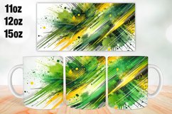 Paint Mug Wrap Sublimation 11oz, 12oz, 15oz Product Image 1