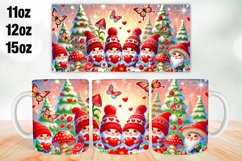 Christmas Mug Wrap Sublimation 11oz, 12oz, 15oz Product Image 1