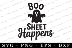 Boo Sheet Happens Svg | Halloween Svg | Cricut Product Image 1