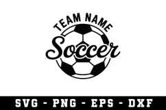Football Soccer SVG | SVG Cut files | Cricut Product Image 1