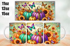 Pumpkin Season Mug Wrap Sublimation 11oz, 12oz, 15oz Product Image 1