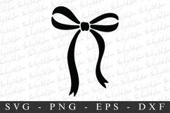 Black Bow Ribbon SVG | SVG Cut files | Cricut Product Image 1