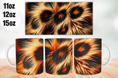 Leopard Pattern Mug Wrap Sublimation 11oz, 12oz, 15oz Product Image 1