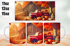Pumpkin Season Mug Wrap Sublimation 11oz, 12oz, 15oz Product Image 1