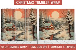 Christmas Tumbler Wrap | Christmas Sublimation | Tumbler Product Image 1