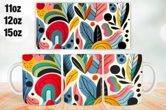 Abstract Pattern Mug Wrap, Sublimation 11oz, 12oz, 15oz Product Image 1