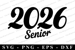 2026 Senior svg | Graduation Svg | Svg cut file Product Image 1