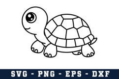 Turtle Svg Design | Svg Cut Files | Digital Download Product Image 1