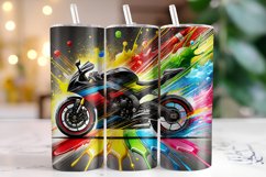 Sports Bike Tumbler Wrap | Sublimation | Tumblers Product Image 1