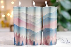 Abstract Mountains 20oz Tumbler Wrap Sublimation Product Image 1