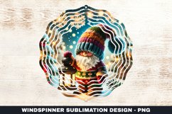 Christmas Wind Spinner Sublimation Design Product Image 1