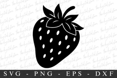 Strawberry SVG | SVG Cut files | Cricut Product Image 1