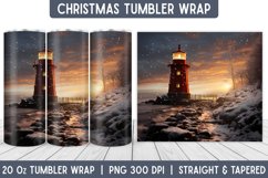 Christmas Tumbler Wrap | Christmas Sublimation | Tumbler Product Image 1