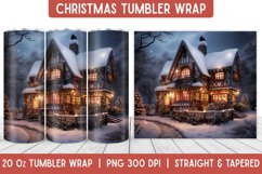 Christmas Tumbler Wrap | Christmas Sublimation | Tumbler Product Image 1