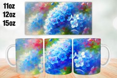 Flowers Mug Wrap Sublimation 11oz, 12oz, 15oz Product Image 1